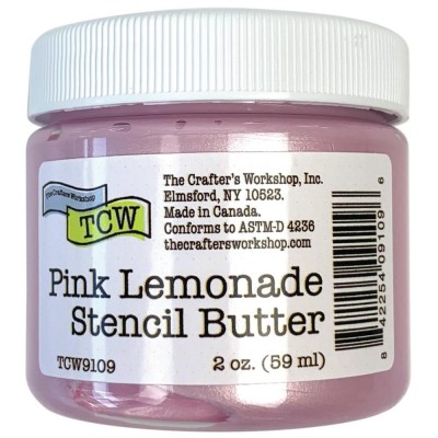 TCW - Stencil Butter couleur «Pink Lemonade» 2 oz  